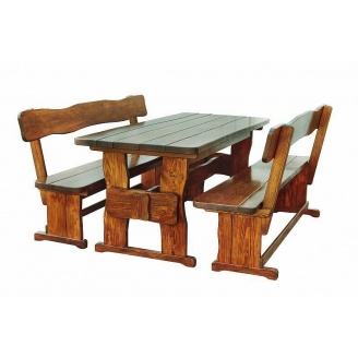 Комплект деревянной мебели для дачи из сосны